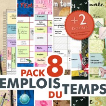 Pack Emplois du temps