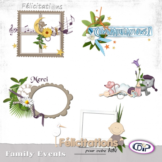 Cluster frames - 11 - Family events 