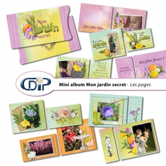 Mini-album « Mon jardin secret » - 01 - Présentati