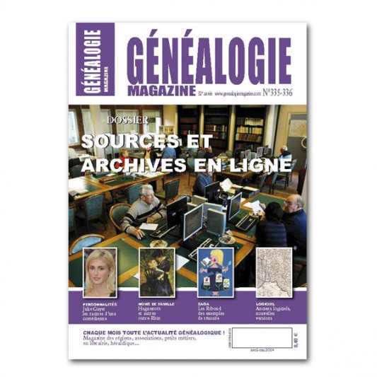 Généalogie Magazine n°335-336