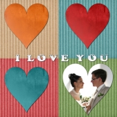 « Love cards » card templates - 48 - Composition