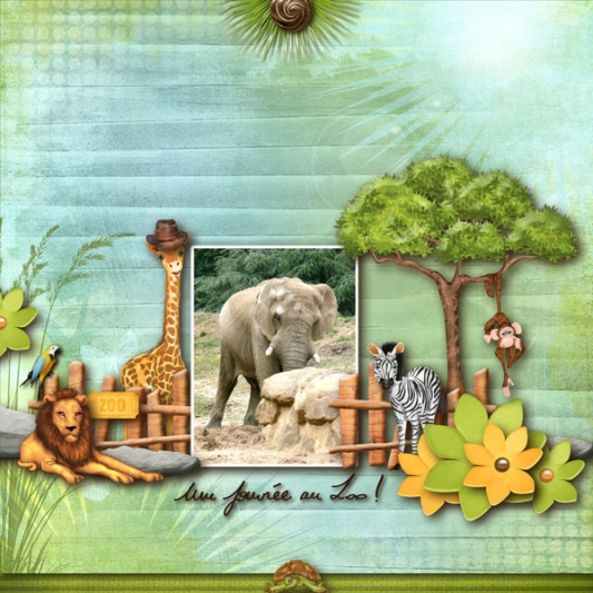 Kit « Bienvenue au zoo » - 11 - Composition