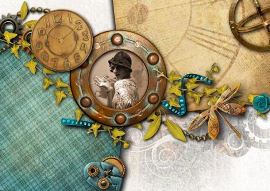 Mini-kit « facon Steam punk » - 02 - Composition