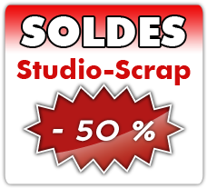 Soldes scrapbooking, jusqu'à -50 %