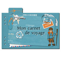 Mini-album 'Carnet de voyage' - page 2