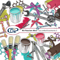 Embellissements du kit digital