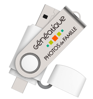 Clé USB Généatique 2019 16 Go
