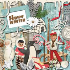 digital kit "Happy Winter" by download