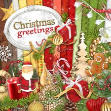Digital kit "Christmas greetings" 