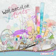 Digital kit "Watercolor hints" by download