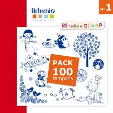 Pack 100 tampons Artemio - N°1 - Scrapbooking en téléchargement