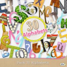 30 alphabets pack