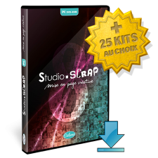 Pack "GIGA" avec Studio-Scrap 8 Deluxe + 25 kits en téléchargement à choisir plu
