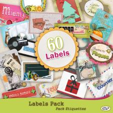 Pack 60 labels