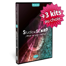 Pack "Trio" Studio-Scrap 8 Deluxe en coffret + 3 kits à choisir plus tard