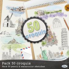 Pack « 50 croquis »