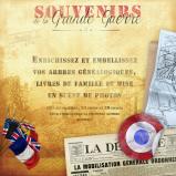 Pack d'éléments graphiques : Souvenirs de la Grande Guerre sur DVD