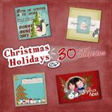Card templates: "Christmas Holidays"