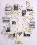 Cadre arbre généalogique en bois - 11 photos