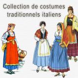 Collection de costumes traditionnels italiens sur CD