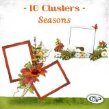 Mini pack of cluster frames on "Seasons" by download