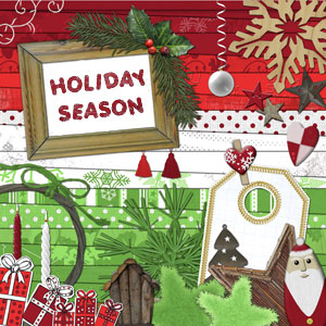 « Holidays Season » digital kit - 00 - Presentation