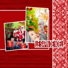 sapin noel double page