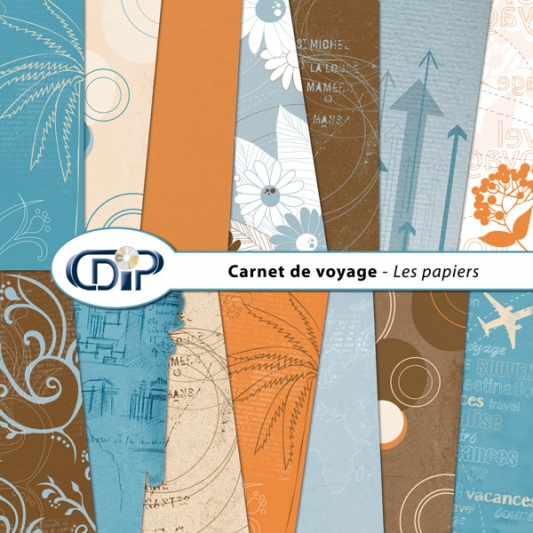 Kit « Carnet de voyage » - 01 - Les textures