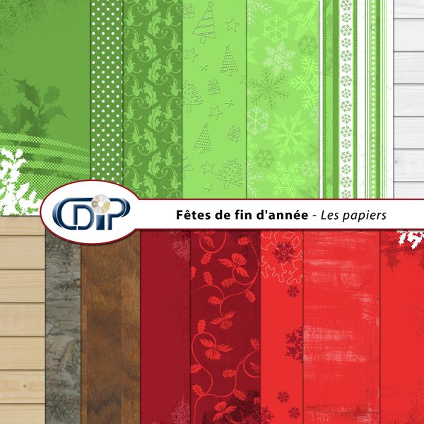 Kit « Fêtes de fin d'année » - 01 - Les textures