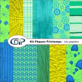 Kit « Pâques-printemps » - 01 - Les textures 