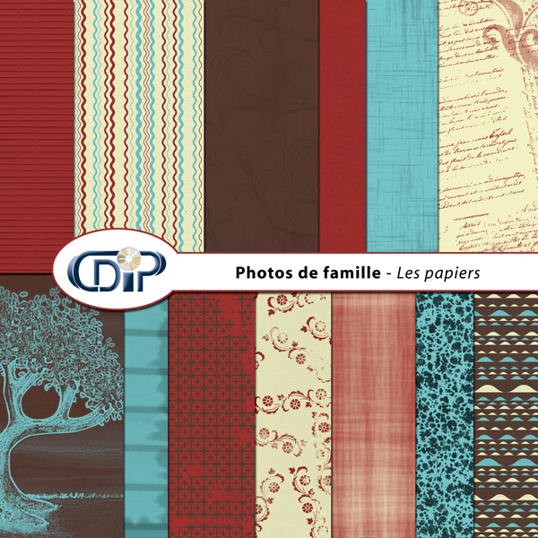 Kit « Photos de famille » - 01 - Les textures