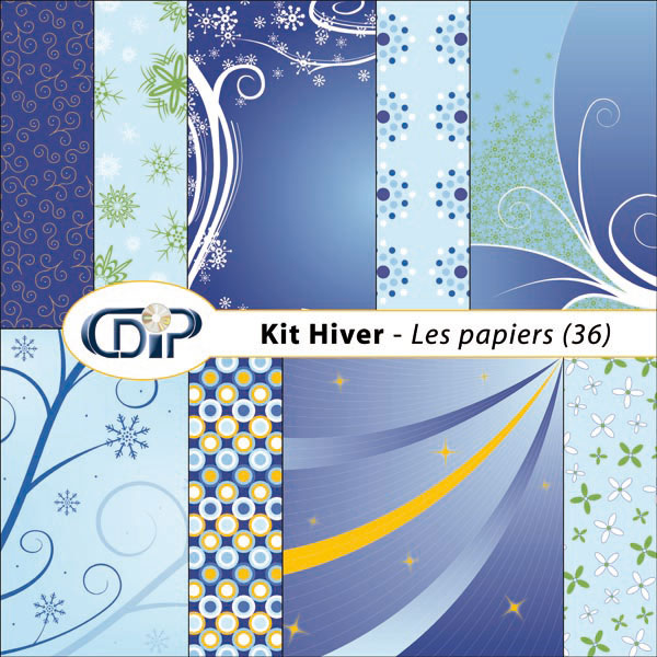 Kit « Hiver » - 01 - Les textures 