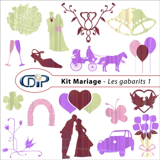Kit « Mariage » - 05 - Les gabarits 1