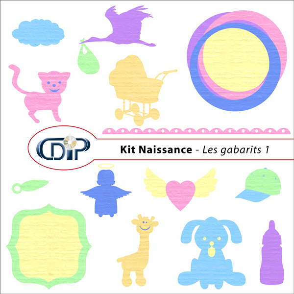 Kit « Naissance » - 05 - Les gabarits 1