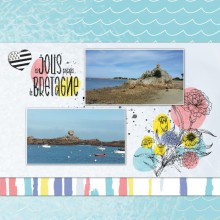 kit Bretagne Normandie digital Studio-Scrap paysages bretons