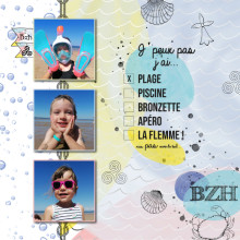 kit Bretagne Normandie digital Studio-Scrap à la plage