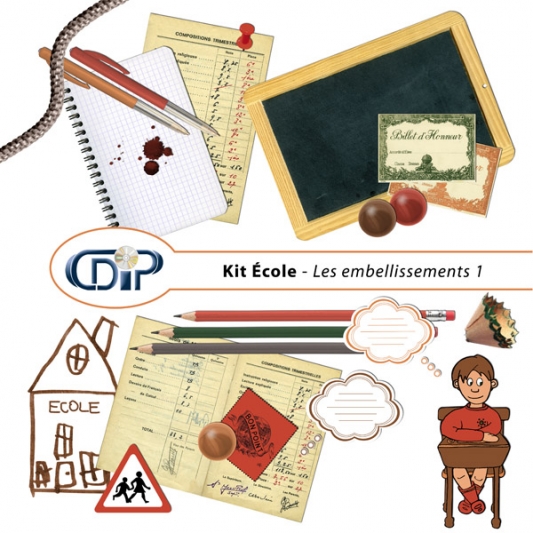 Kit « Ecole » - 02 - Les embellissements 1