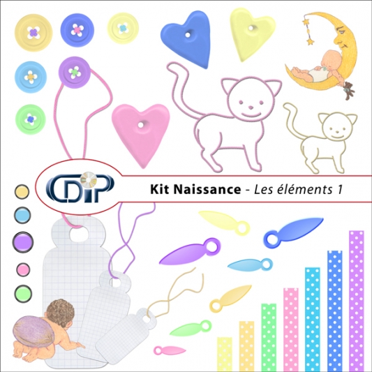Kit « Naissance » - 02 - Les embellissements 1