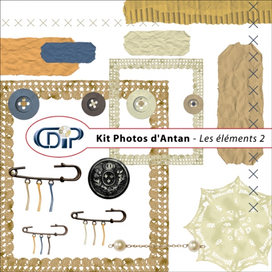 Kit « Photos d'antan » - 03 - Les embellissements 2