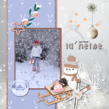 Tendre Noël Studio-Scrap la neige