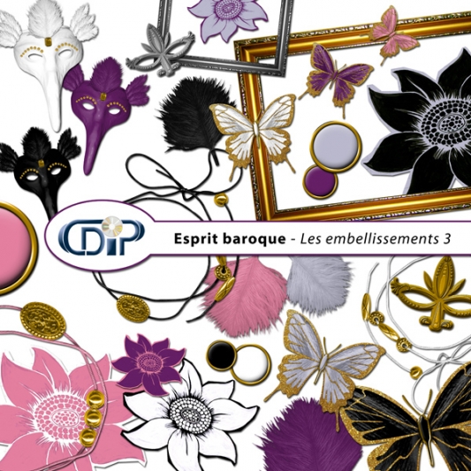 Kit « Esprit baroque » - 04 - Les embellissements 3