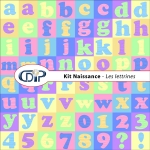 Kit « Naissance » - 07 - Les lettrines