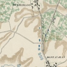 10 carte militaire 1815 06 18 Waterloo