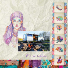 kit Inspiration gipsy studio-scrap vie de boheme