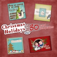 "Christmas Holidays" card templates - 00 - Presentation