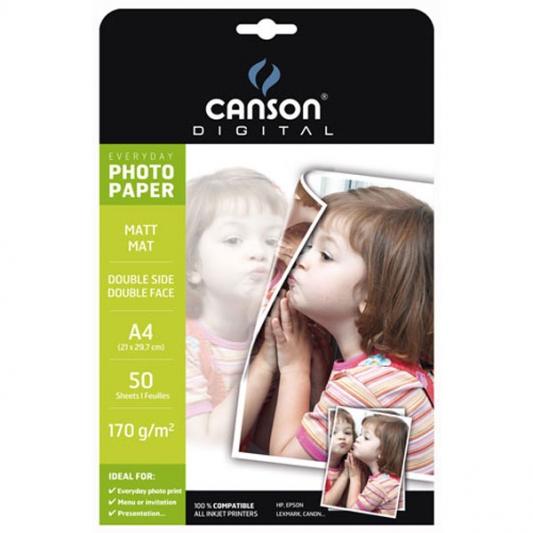 Papiers - 13 - Canson photo - mat - double face 