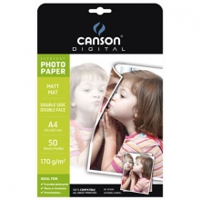 Canson® Digital Everyday papier photo mat double face 170g A4 50 feuilles