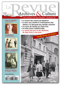 La revue archives et culture - 16