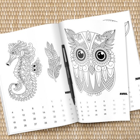 calendrier-A4-zentangle