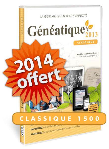 G2013 - 01 - Généatique Classique 1500 - 2014 offert